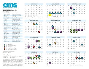 CMS Schools Calendar 2025 2026 (Charlotte Mecklenburg School)