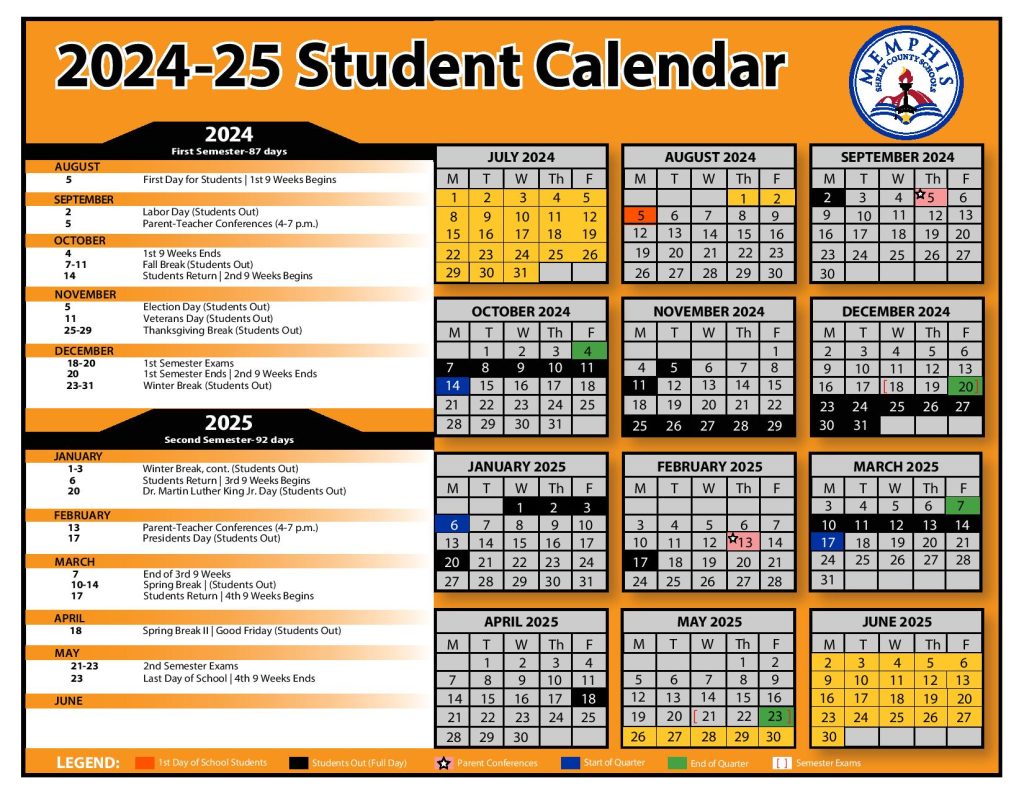 Shelby County Schools Calendar