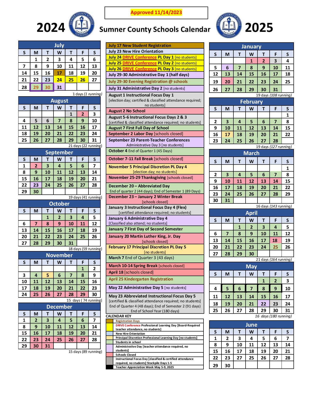 Sumner County Schools Calendar 2025 2026 SCS Tennessee Sumner County Schools Calendar 2025 2026 SCS Tennessee