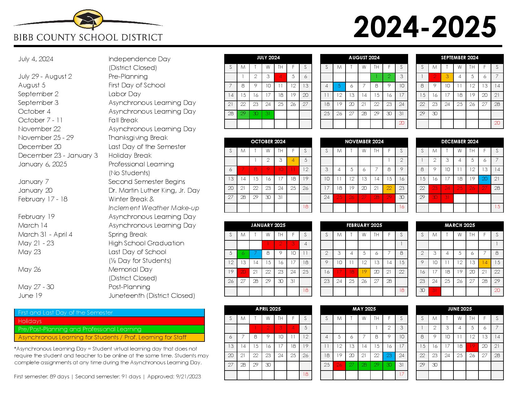 Bibb County Schools Calendar 2025 2026 Georgia Bibb County Schools Calendar 2025 2026 Georgia