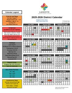 Lafayette Parish School Calendar 2025 2026 Louisiana