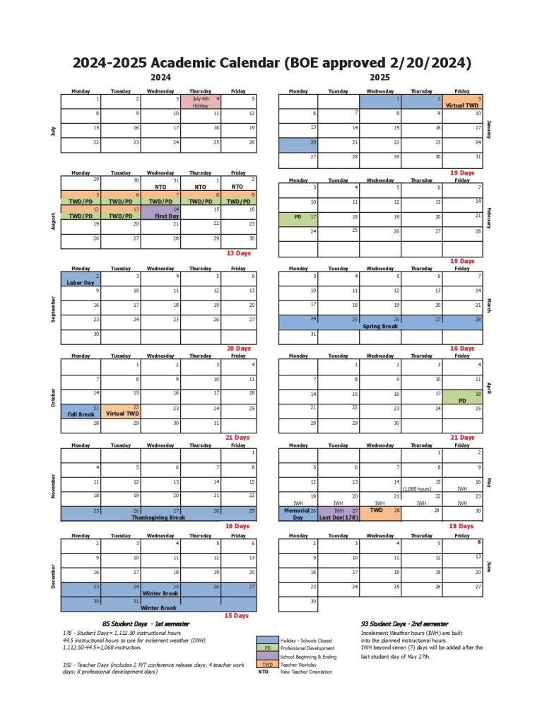 Bentonville School District Calendar Holidays 2025