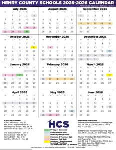 Henry County Schools Calendar 2025 2026 Check Holidays