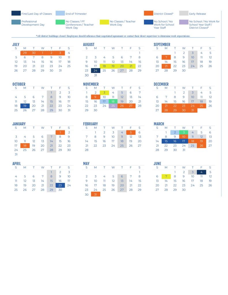 Iowa City School District Calendar 2026